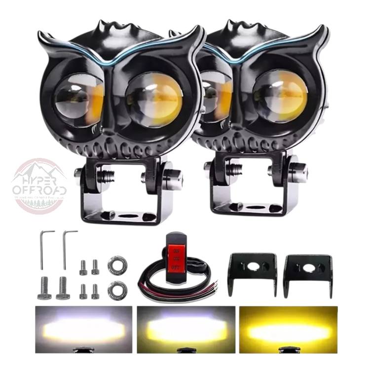 پرژکتور دو لنز Spot light مدل جغدی (بسته تکی )