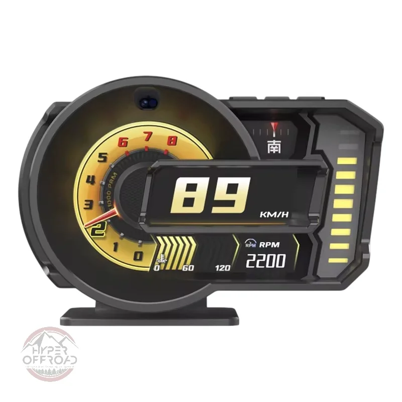 مولتی گیج A590 – نمایشگر هوشمند داشبورد دوحالته OBD + GPS