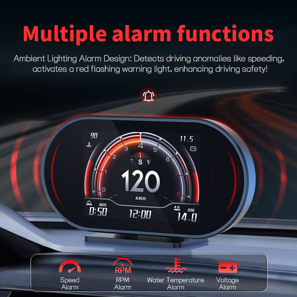 مولتی‌گیج هوشمند خودرو WiiYii مدل P27 OBD2