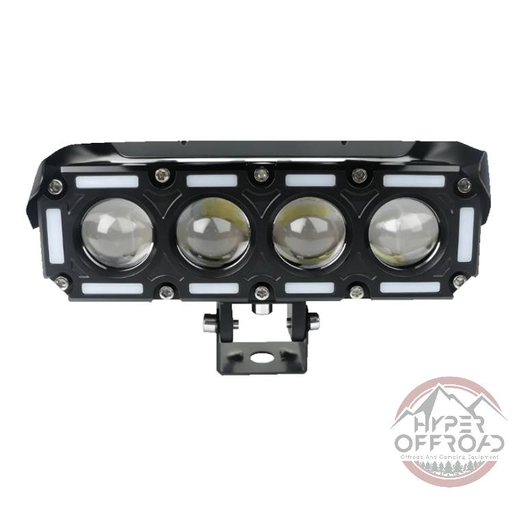 پرژکتور4 لنز کلاه دار دی لایت دار موتولد Motoled (جفتی)