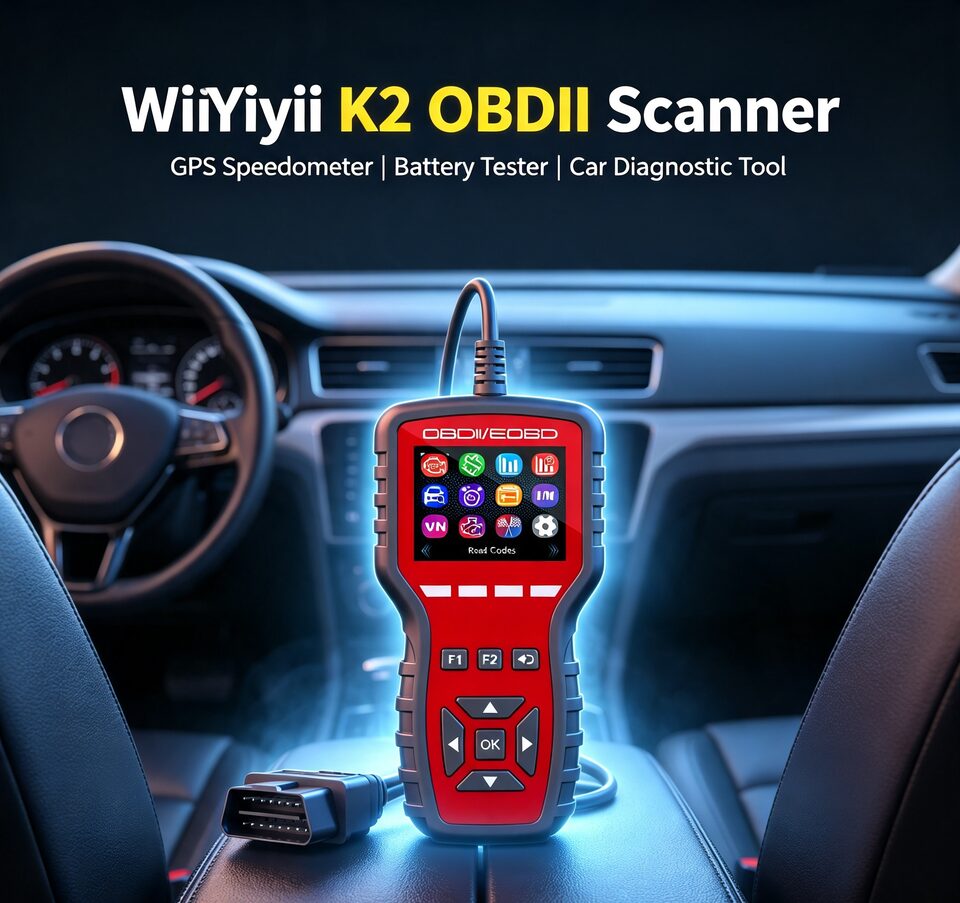 دستگاه دیاگ و مولتی‌گیج خودرو WiiYii مدل K2 OBD2
